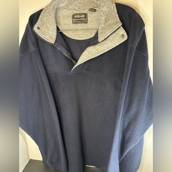 Super soft Fleece pullover Men’s size L Highland Outfitters - Picture 1 of 5